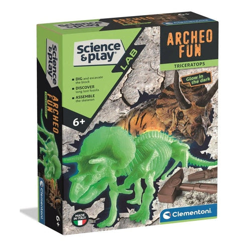 Clementoni Science & Play Dig Kit - Triceratops Toy