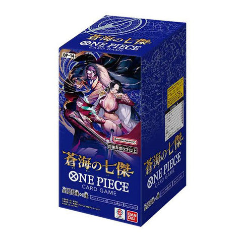 Bandai One Piece Card Game OP-14 The Azure Sea's Seven Booster Box Japanese