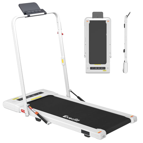 Everfit Treadmill Electric Walking Pad Under Desk Home Gym Fitness 400mm (White)