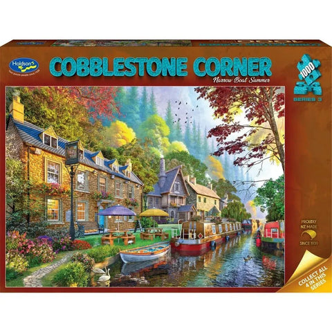 Holdson 1000pc Cobblestone Corner S3 Narrow Boat Puzzle