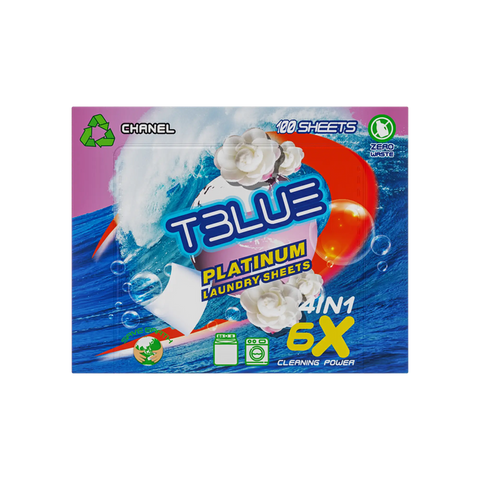 TBLUE Laundry detergent Sheet Chanel (100 Loads)
