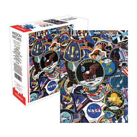 Aquarius 1000pc Aquarius NASA Mission Patches 51x71cm Jigsaw Puzzle
