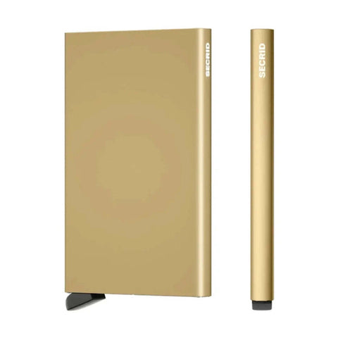Secrid Cardprotector Compact RFID Aluminium Cards Wallet Gold