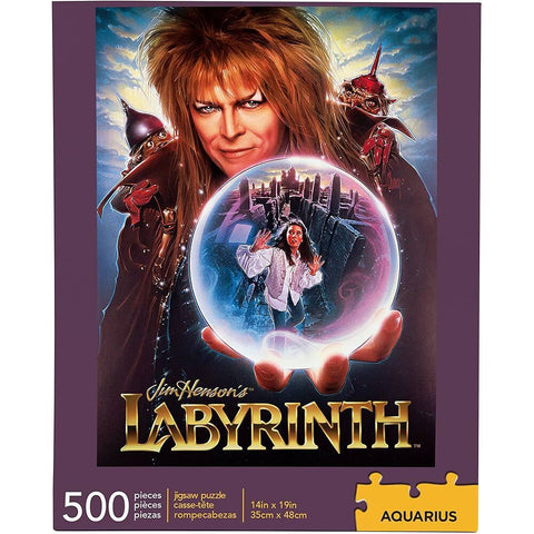 Aquarius 500pc Labyrinth Movie One Sheet Cardboard Jigsaw Puzzle 36x48cm 14y+