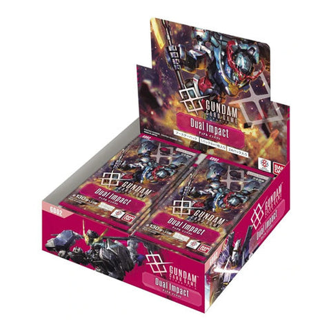 Bandai Gundam Card Game Dual Impact GD02 Booster Box Japanese