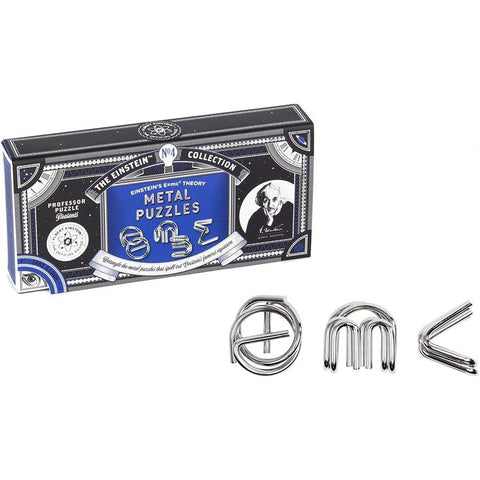 Professor Puzzle The Einstein Collection: E=Mc2 Metal Puzzles