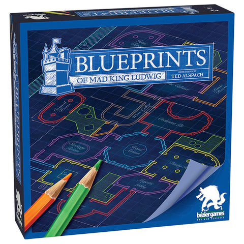 Bezier Games Blueprints of Mad King Ludwig Game