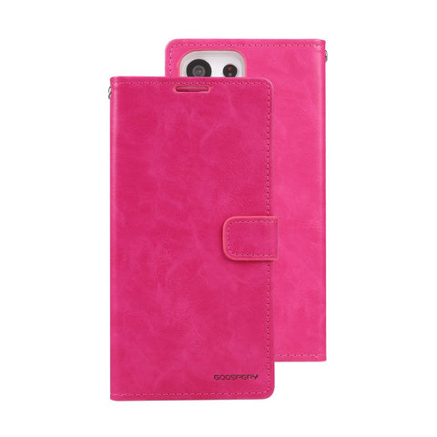 Goospery Bluemoon Diary for Samsung Galaxy S24 Ultra - Hot Pink