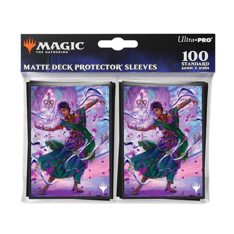 Ultra Pro: UP38661 MTG 2025 Aetherdrift 100ct Deck Protector Sleeves Commander A for MtG