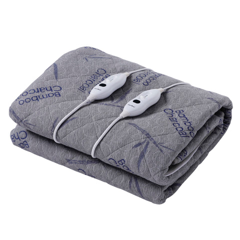 Dreamaker Bamboo Charcoal Quilted Electric Blanket [King]