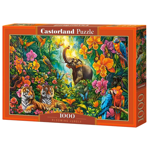 Castorland 1000-Pieces Blooming Jungle Puzzle