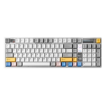 Qwertykeys QK100 Mk2 Prebuilt Wireless Mechanical Keyboard (Radiant Silver)