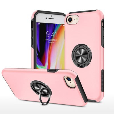 Redefine Magnetic Ring Holder Case for iPhone SE / 8 / 7 / 6S / 6 (Pink)