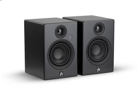 Aperion Allaire Bluetooth Bookshelf Speakers Pair (Matte Black)
