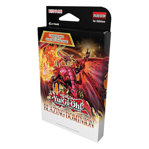 Konami YuGiOh! Blazing Dominion 3-Booster Tuckbox