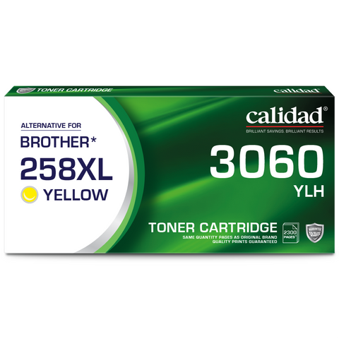 Calidad Brother TN-258XL Yellow Laser Toner Cartridge