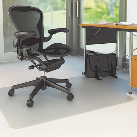 Marbig Chairmat PVC Hard Floor Keyhole 1140x1340mm