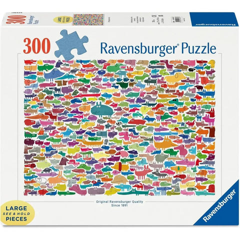 Ravensburger 300pc 387 Dogs and One Cat Puzzle