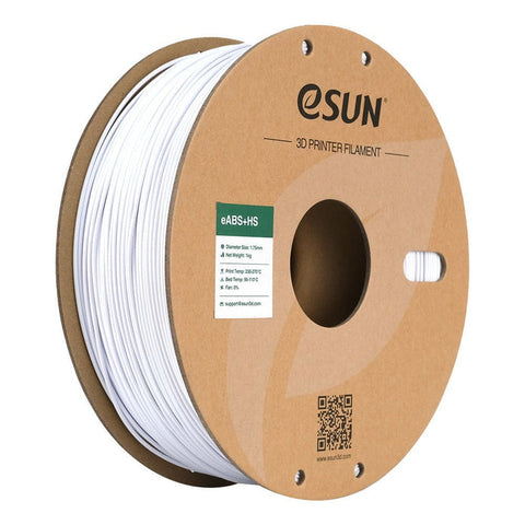 ESun ABS+HS High Speed 3D Print Filament 1.75mm 1kg - Cold White