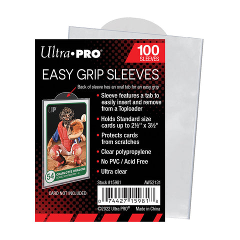 Ultra Pro: UP15981 2-1/2"x3-1/2" Easy Grip Sleeves