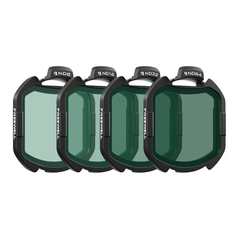Freewell 4-Pack Standard Day ND Filter Set for DJI O4 Air Unit Pro