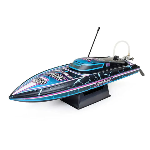 Pro Boat Recoil 2 Shreddy 18" Deep-V Brushless Electric RTR RC Speed Boat - Black