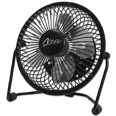 Nero USB Desk Fan Table Office Home Compact