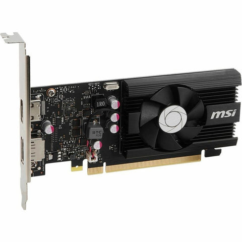 MSI NVIDIA GeForce GT 1030 Graphic Card - 4 GB DDR4 SDRAM - Low-profile - 1.19 G -