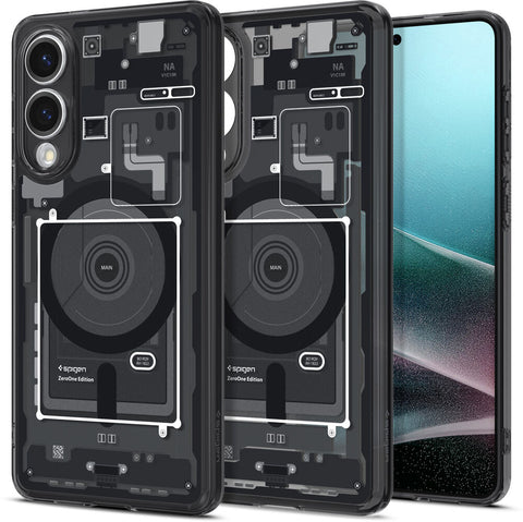 SPIGEN Ultra Hybrid Zero One MagSafe Case for Galaxy S25 Edge (Zero One Black)