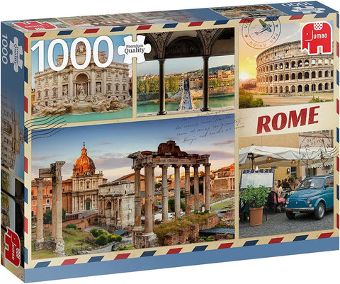 Jumbo 1000pc Greetings From Rome Puzzle