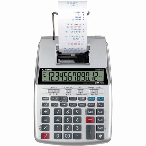 Canon P23-DTSC II Printing Calculator 12 Digit 2-Colour