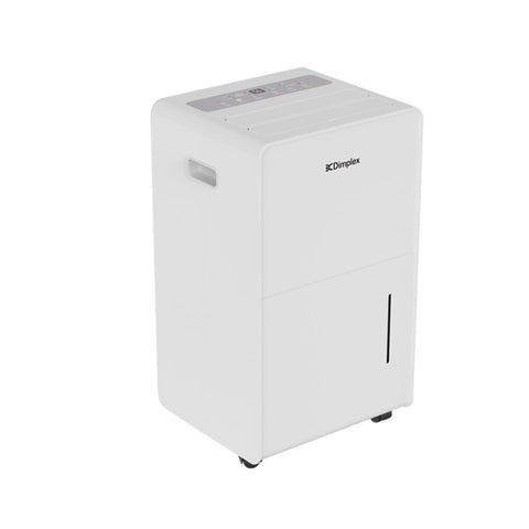 Dimplex 30L Portable Dehumidifier (4L Tank | 2 Speeds) White