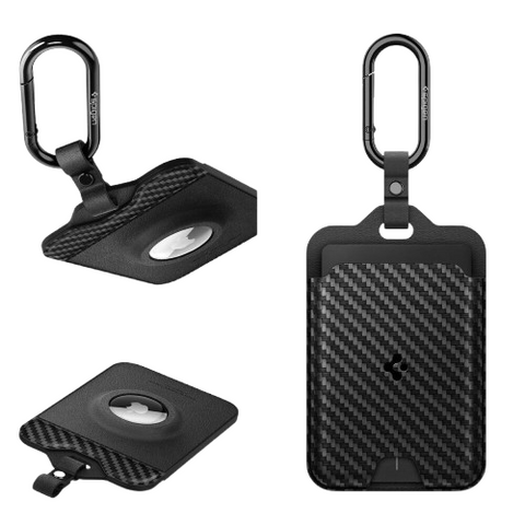 SPIGEN Tesla Key Card Case with AirTag Slot (Carbon Edition)