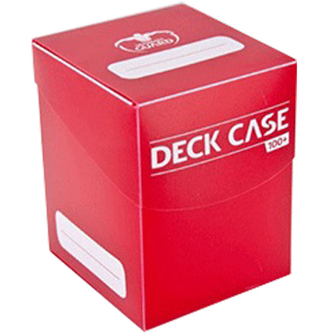Deck Box Ultimate Guard Deck Case 100+ Standard Size Red