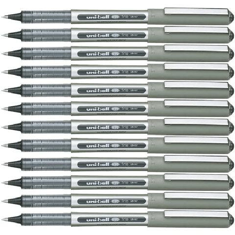 Uni-Ball UB-157 Eye Liquid Ink Pen Rollerball Fine 0.7mm (Black) [Box 12]