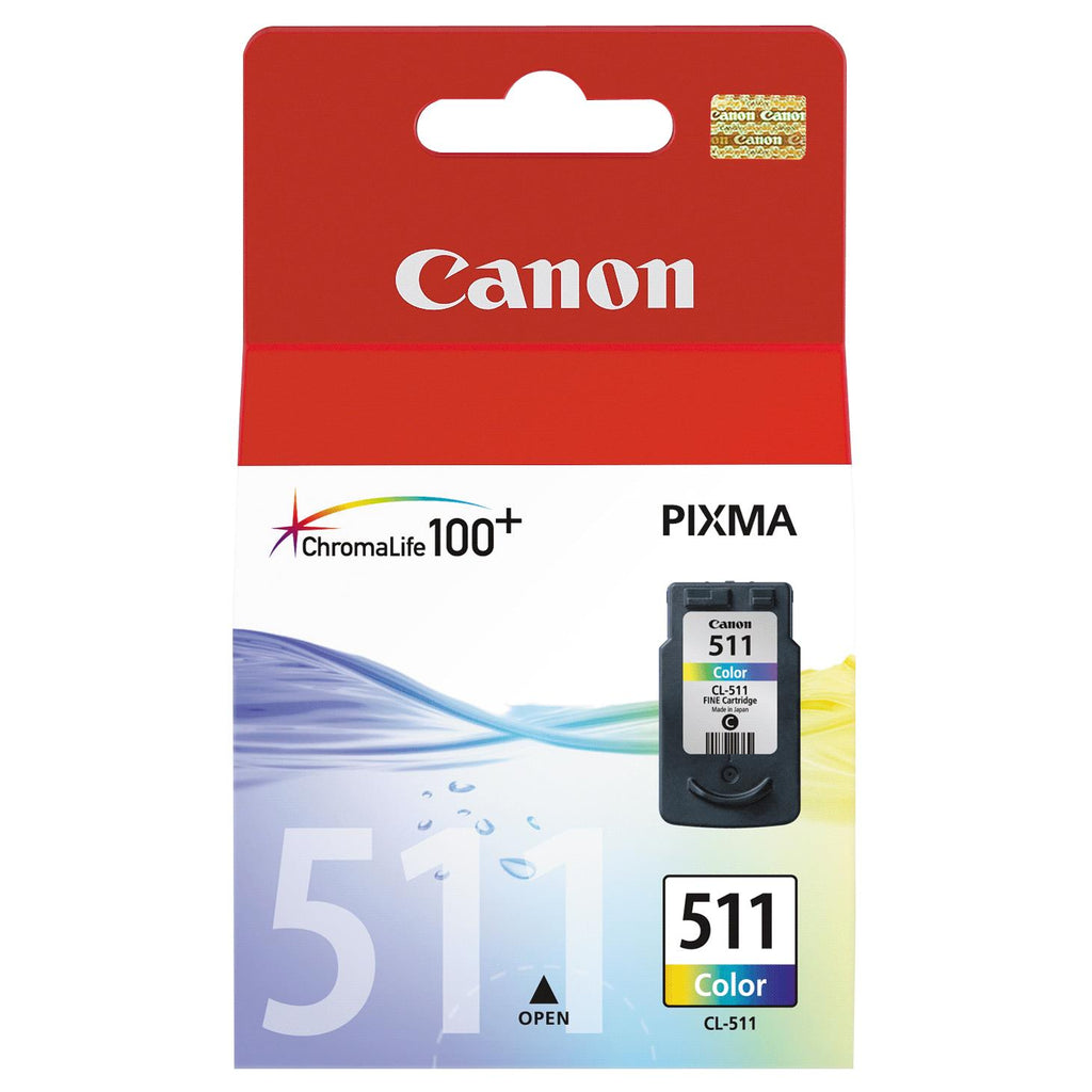 Canon Pixma CL511 FINE Standard Capacity Ink Cartridge (Colour) JB HiFi