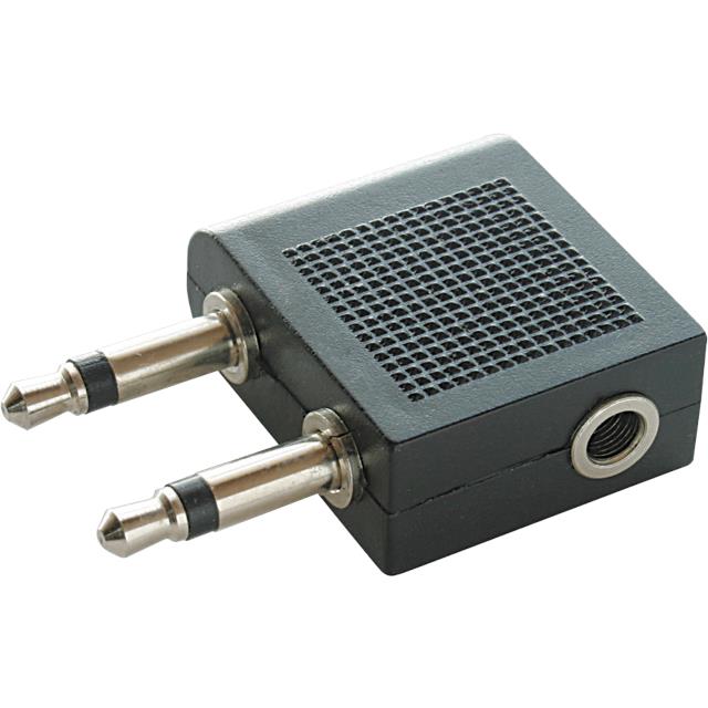 Connexia 2 x 3.5mm Mono to 3.5mm Stereo Socket Airline Adaptor product image