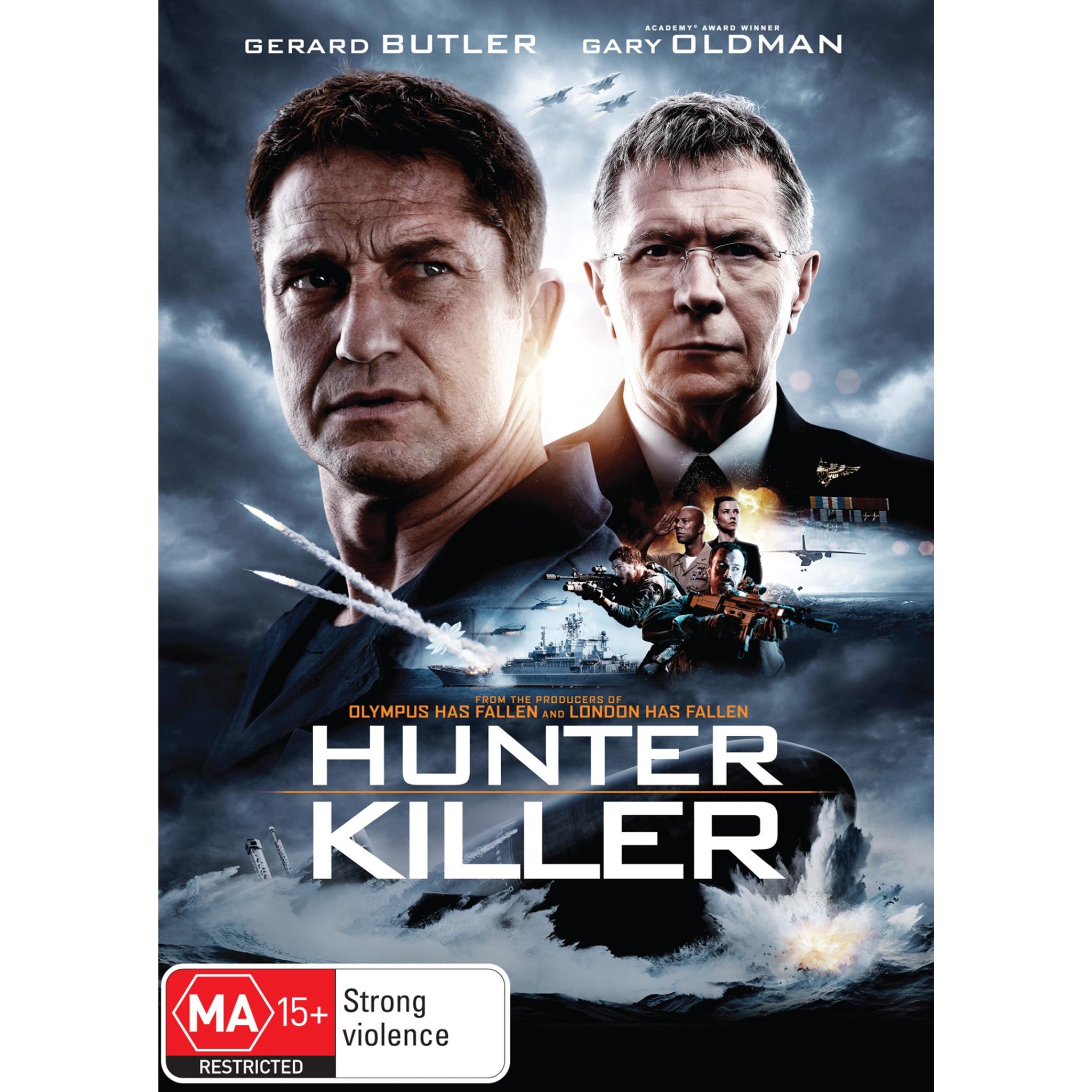 Hunt killer. Джерард Батлер Хантер киллер. Гари Олдман Хантер киллер. Хантер киллер (DVD).