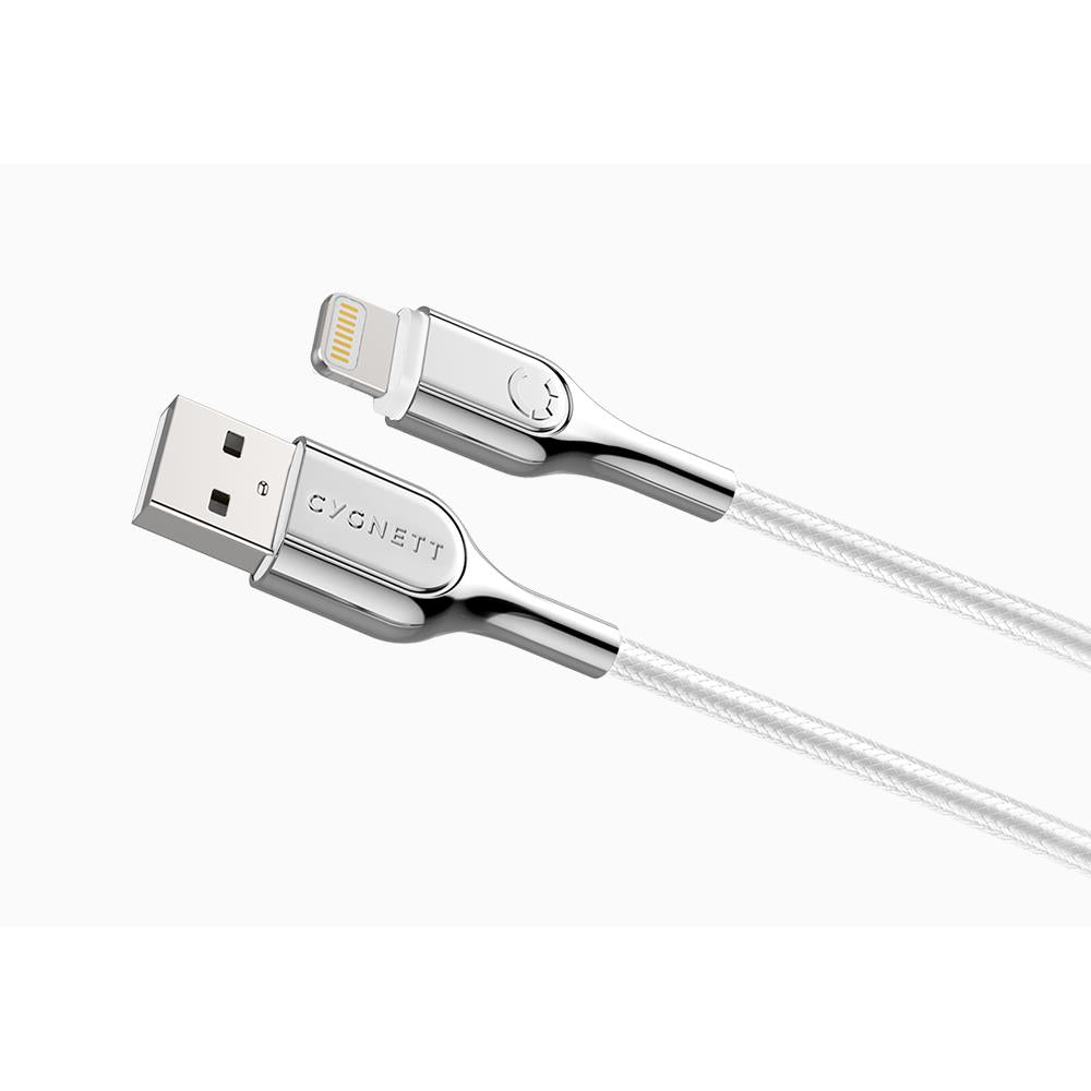 Armoured Lightning to USBA Cable 2m (White) JB HiFi
