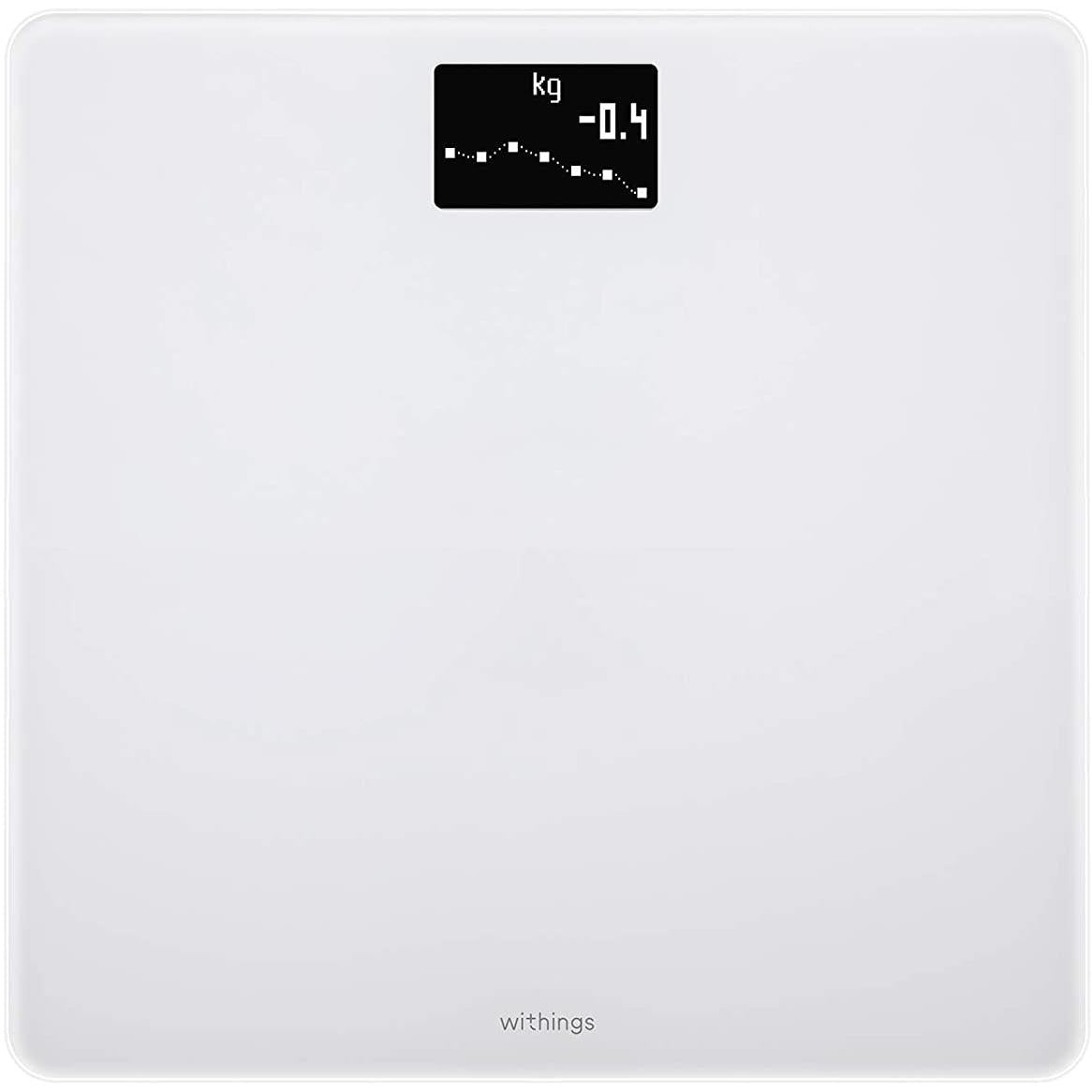 Withings - Body Weight & BMI Wi-Fi Smart Scale - Black