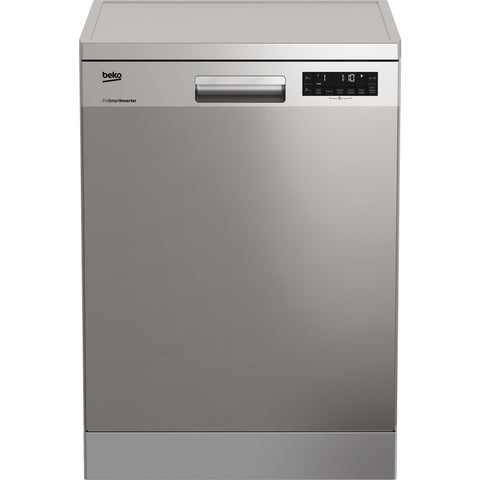 Beko BDF1620X 16-Place Setting Freestanding Dishwasher (Stainless Steel)
