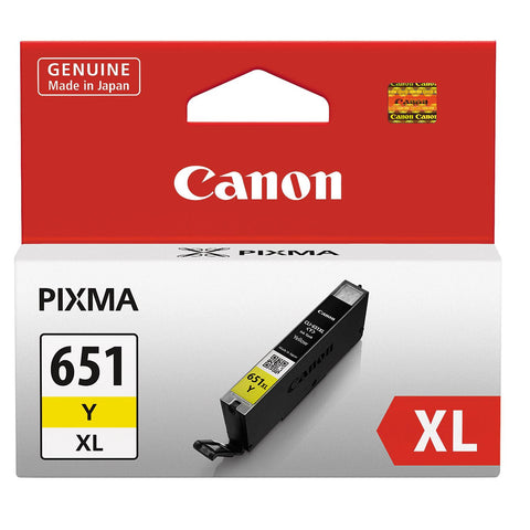 Canon Pixma CLI651XL High Capacity Ink Cartridge (Yellow)