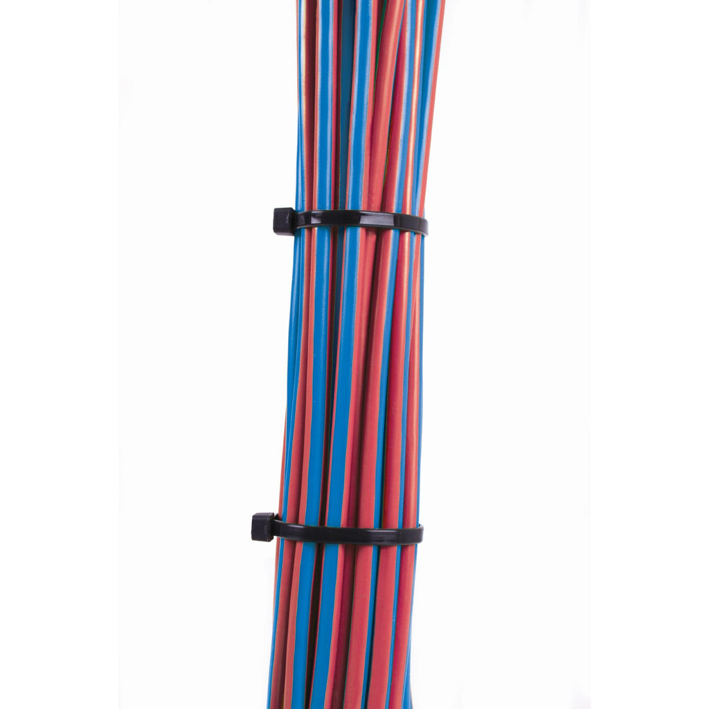 Wrapt Up 200mm Reusable Cable Ties 25 Pack (Black) JB HiFi