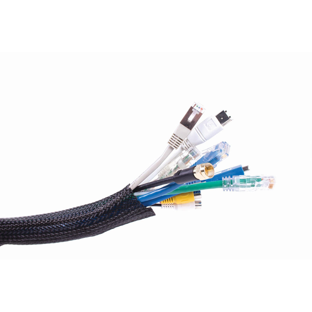 Wrapt Up Cord Concealer Mesh [2m] (Black) JB HiFi