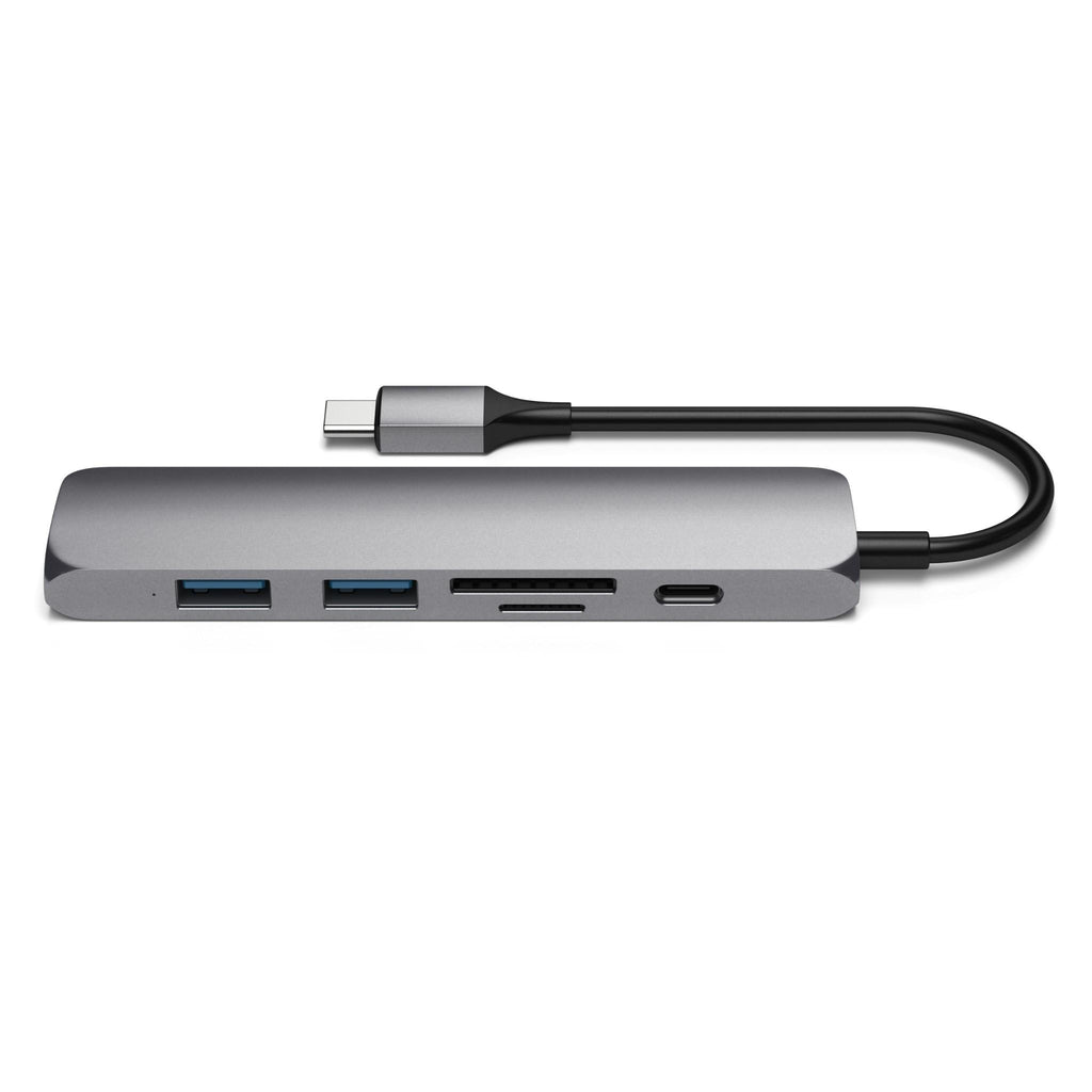 Satechi USBC Slim MultiPort Adapter V2 (Space Grey) JB HiFi