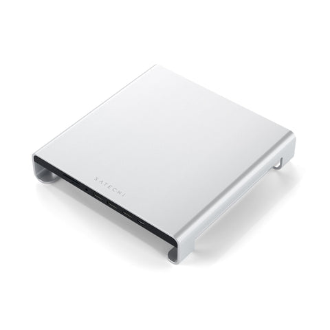 Satechi Aluminium Monitor Stand Hub for iMac (Silver)