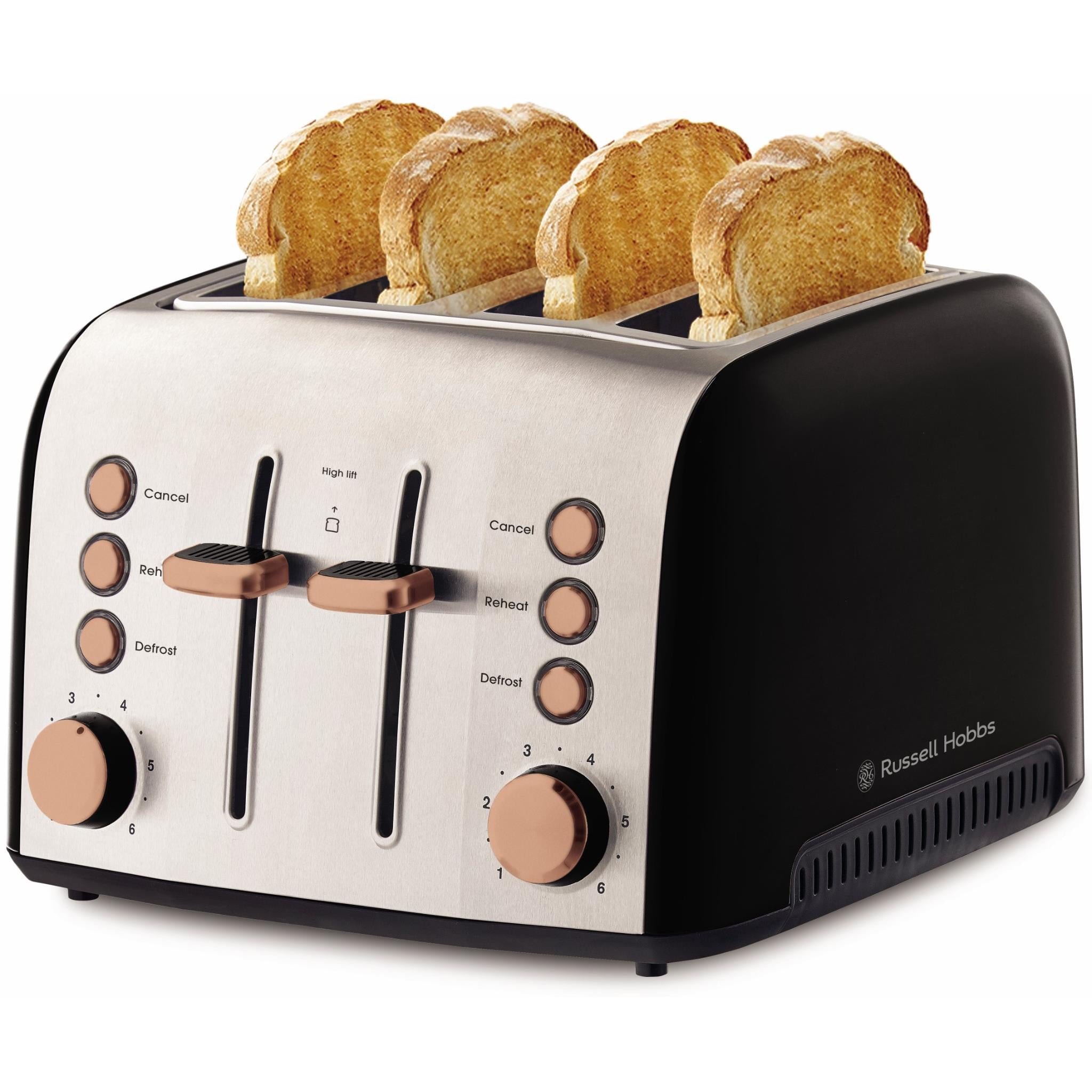 Russell Hobbs Brooklyn Slice Toaster (Copper) JB Hi-Fi