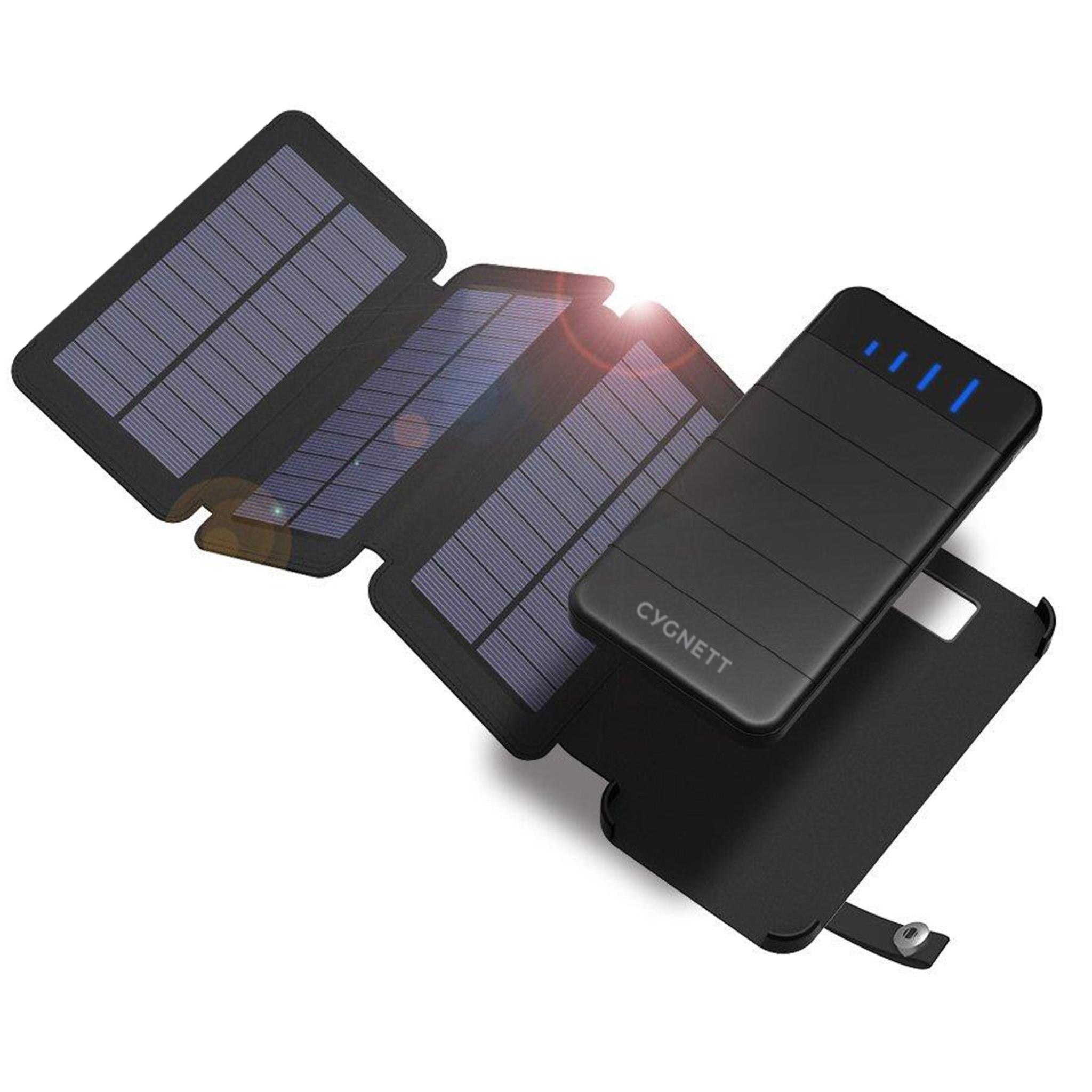 Cygnett ChargeUp Explorer 8K Portable Power Bank with Solar Panels & LED  Torch - JB Hi-Fi