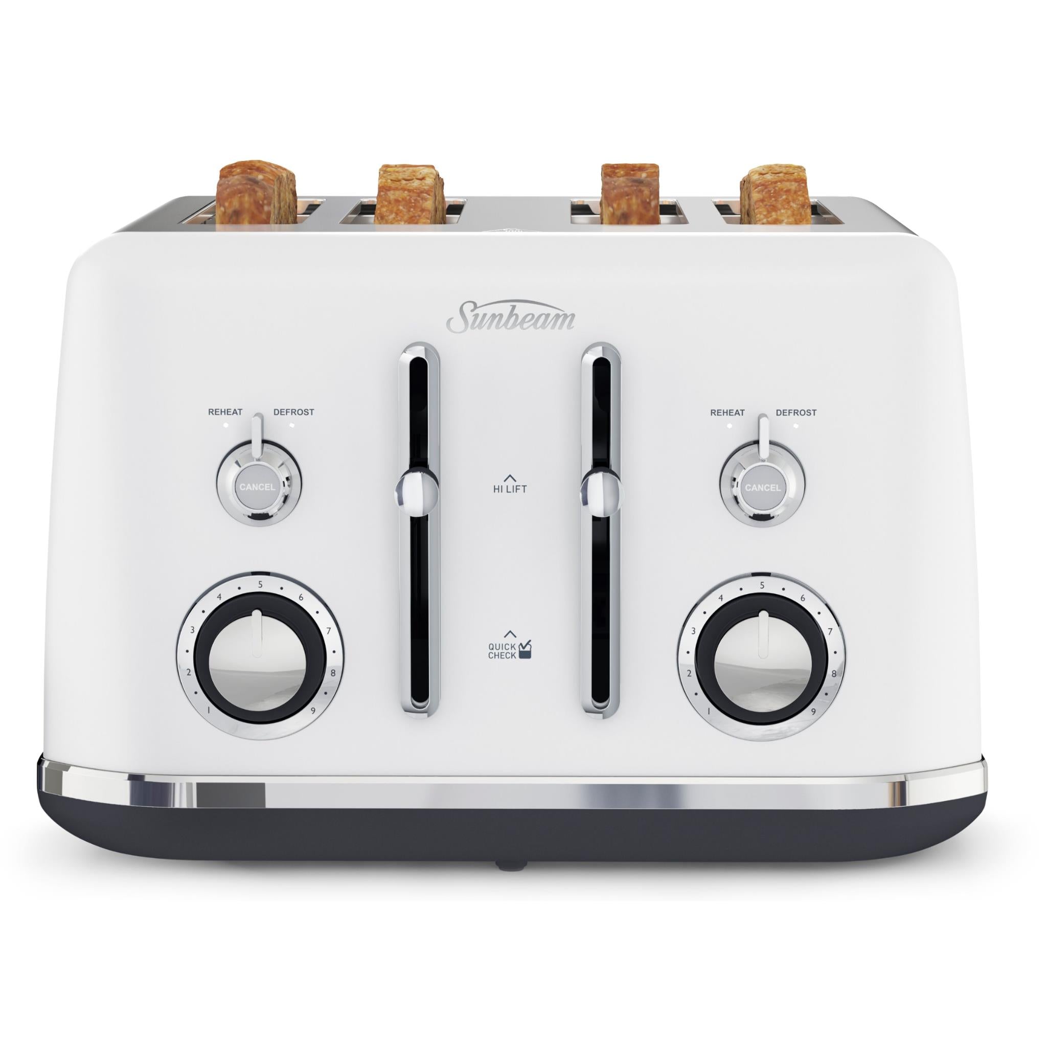 Sunbeam Alinea Collection Slice Toaster (White) JB Hi-Fi