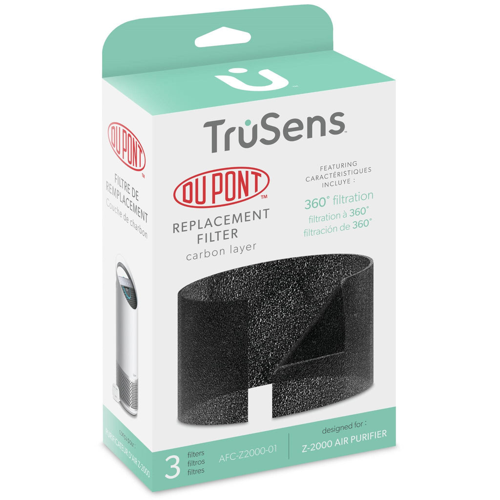 TruSens Activated Carbon Prefilter for Z2000 Air Purifier (3 Pack